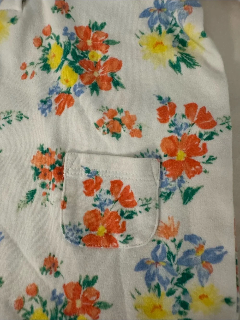 Janie and Jack Floral Ruffle Romper | 6–12 Months